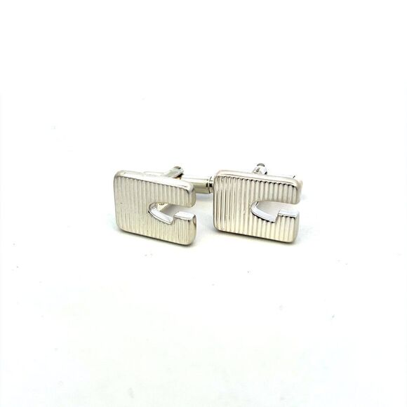 Gucci Estate Mens Cufflinks Sterling Silver G38 - Picture 5 of 10